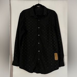 Louis Vuitton Silky Button Down Long Sleeve Dress Shirt
